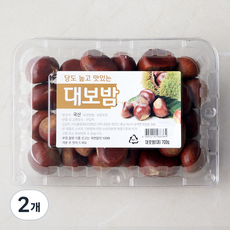 아산율림 대보밤 대, 700g, 2개