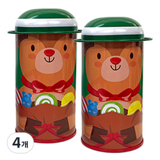 위니비니 크리스마스 모자틴 루돌프, 55g, 4개