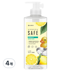세이프 천연베이킹소다 클린레몬 주방세제, 720ml, 4개