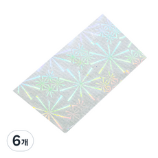 指甲素描透明全息箔膜, 節日, 6個