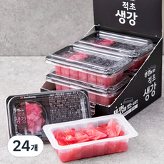 삼광 뚜껑이 있는 적초생강, 80g, 24개