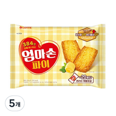롯데웰푸드 엄마손 파이, 254g, 5개