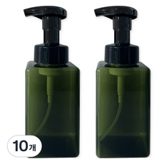 뉴앤룩 디스펜서 핸드워시 거품용기 450ml, 그린, 10개