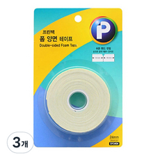 Printec 泡棉雙面膠帶 /24mm x 4m, 單一顏色, 3個