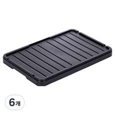 빅앤트 플라스틱 캡, 블랙, 6개