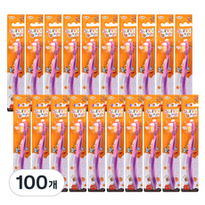 지앤마 써니비 키즈 칫솔 2단계, 여아용, 100개, 1개입