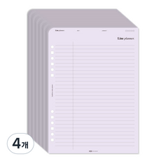 플레픽 업다운 인덱스 플래너 라인 퍼퓸, 30매, 4개