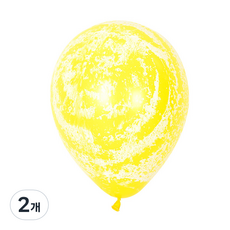 셈퍼텍스 그래피티 벌룬 30cm 25p, 옐로우, 2개