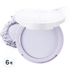 IPKN 膚色校正霧面粉餅 7.5g, 01 Asian Lavender, 6盒