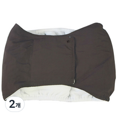 딩동펫 강아지 방수 매너벨트 브라운, 초소형, 1개입, 2개