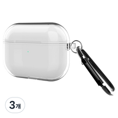 LuA lovel AirPods TPU 全包覆保護殼, 透明, AirPods Pro 3