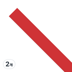 OON 열 수축 튜브 케이블 빨강 80mm x 1m, 2개