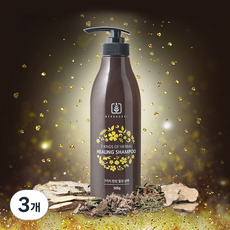 7가지 힐링 한방 샴푸, 500g, 3개