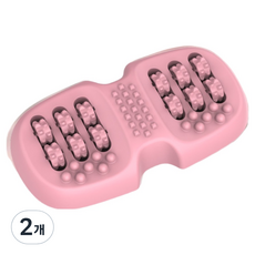 힘룸 시원한 발바닥 지압 마사지기, 핑크, 2개