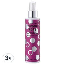 더프트앤도프트 파인프라그란스 헤어 & 바디미스트 스톡홀름로즈, 150ml, 3개