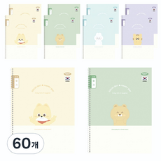 PENPIA 1000 小學線圈筆記本 3-6日記, 隨機出貨, 60個