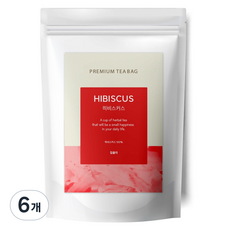 유리아 히비스커스 삼각티백, 1.2g, 30개입, 6개