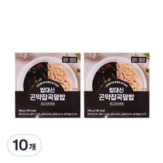 한채원 밥대신 현미귀리곤약 잡곡덮밥 유니치킨짜장, 190g, 10개