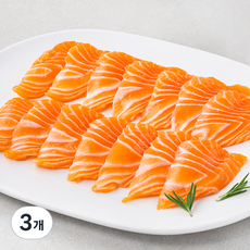 동원 노르웨이 두툼한 생연어회, 200g, 3개