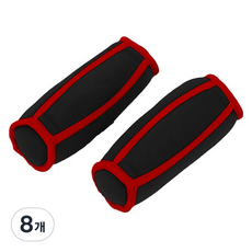 프코모 안전한 여성용 덤벨 레드, 8개, 0.5kg