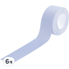 바라보고 P12 라벨프린터 전용 라벨지 연속라벨 퍼플 15mm x 4.3m, 1칸, 6개