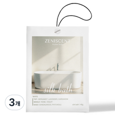 Jenyscent Mood香水香袋 衣櫃芳香劑, 3個, 40g, 絲綢沐浴