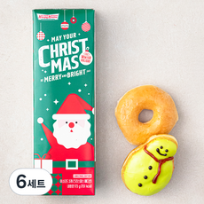 크리스피크림도넛 크리스마스 에디션 어소티드 3입 세트, 173g, 1개입, 6세트