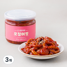 연안식당 오징어젓, 250g, 3개