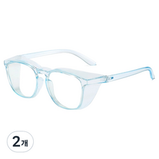 Clair-B 防霧安全護目鏡 藍色, 2個