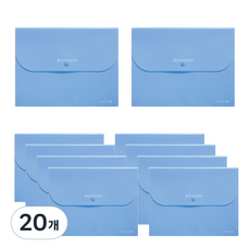 morning glory 2200 3層分類文件夾, 20個, 藍色