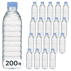 모닝캄 생수 무라벨, 200개, 500ml