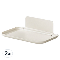 免鑽孔壁掛式支架, 2個, 單一顏色