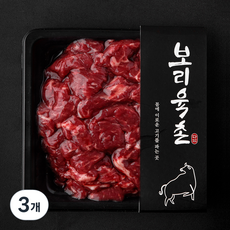 보리육촌 국내산 소고기 정육 세절 국거리용 (냉장), 3개, 300g