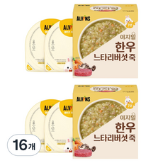 엘빈즈 이지밀 실온 중기 7 10개월 이유식, 한우느타리버섯, 110g, 16개