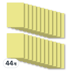 Jeonsong Sangsa 彩色硬紙板 1T 淺黃色, 44個, A4