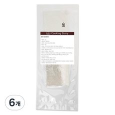 쿠킹스토리 잎새 젤라틴, 20g, 6개