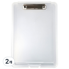 Indie 板夾文件盒, 2個, 白色