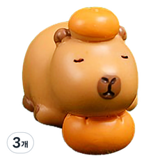 정월마켓 인테리어 미니어처 동물 피규어 타입 1, 3개