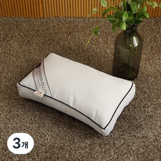 I'm Living 增量 Black Line 飯店用奈米 Fill-ever 柔軟枕芯, 白色, 3個