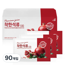 착한푸드 착한석류 100 석류즙, 80ml, 90개입, 90개