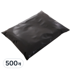 HDPE 접착 택배봉투 블랙, 500개