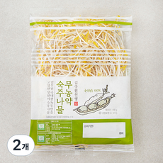 김구원선생 무농약 인증 숙주나물, 200g, 2개