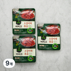 비비고 오징어채볶음, 55g, 9개