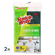 3M Scotch-Brite 百利 專業多功能菜瓜布, 2個, 3入