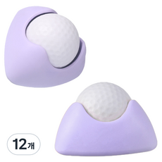 Khohimo 腳底按摩滾輪 身體指壓球 7 x 7 x 4.5 cm 4W341, 12個, 紫色