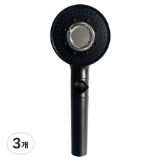 LIVINGiF ON/OFF 蓮蓬頭花灑, 3個, 黑色