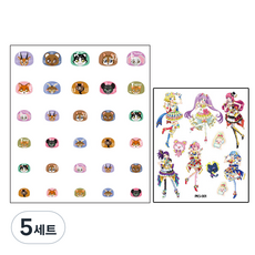 크리스킨드 유아용 네일스티커 캐릭터 + 타투스티커 랜덤 발송, RKS001, 5세트