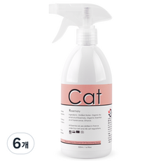 플로랩 반려묘 탈취 향균 스프레이 로즈마리, 6개, 500ml