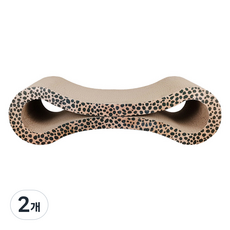 레드퍼피 고양이 네코야 레오파트 메가 스크래쳐, 혼합색상, 2개