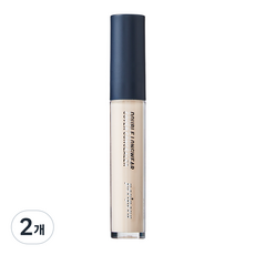 peripera 雙重持久遮瑕粉底液 35g, 0.5 페어, 2개